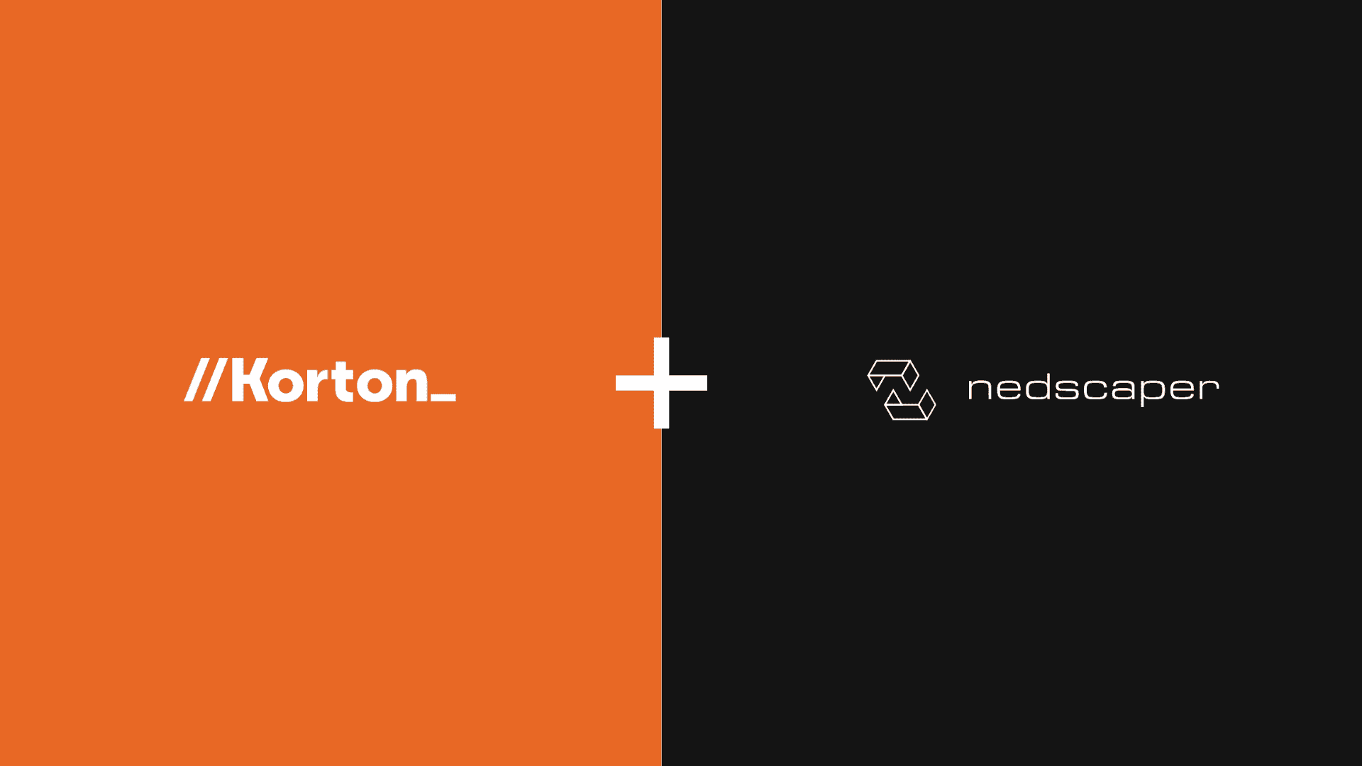 De logo's van Korton en Nedscaper naast elkaar